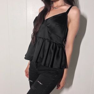 ❌SOLD❌ - Chloe & Katie Black Babydoll Top